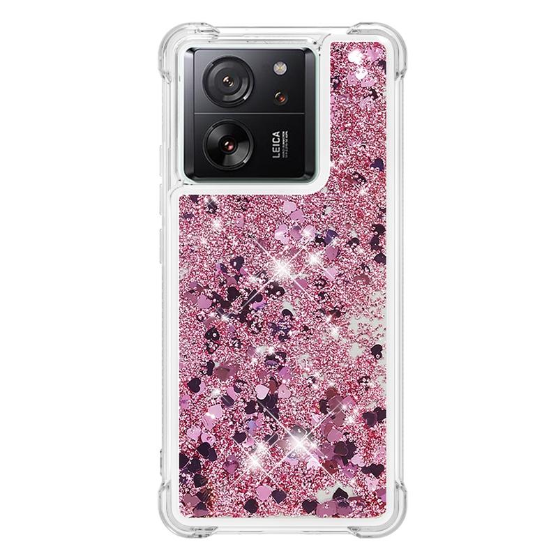 Чехол 13T Pro для Funda Xiaomi 13T Pro Чехол Glitter Quicksand Dynamic Liquid Чехол для Xiomi 13T Xiaomi13T Pro Чехол для телефона Etui