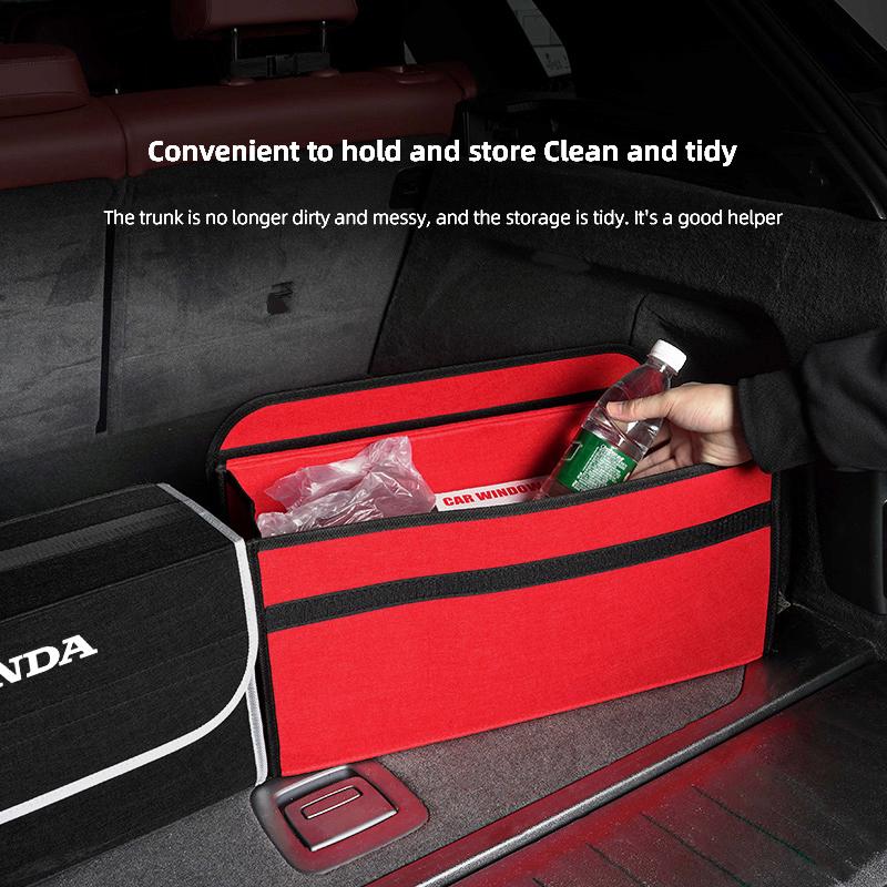 TQDX8 Car Trunk Storage Box Folding Tools Case For Honda Civic Accord Crosstour Spirior Odyssey Avancier UR-V Sienna Elysion CR-Z