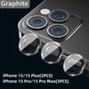 Металлическое защитное стекло для объектива камеры для iPhone 15 13 14 Pro Max Защитная пленка для камеры на iPhone 14 Plus 15 Pro 15 Pro Max крышка объектива