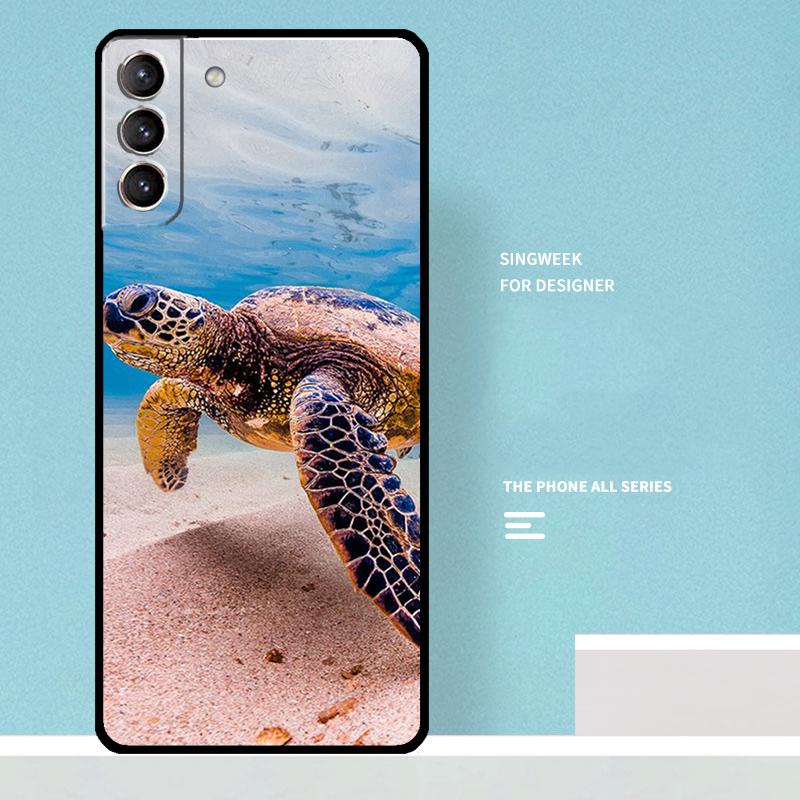 warming green turtles Case For Samsung Galaxy S25 Ultra S20 S21 S22 S23 S24 Plus S9 S10 S24 FE S25 FE Phone Cover