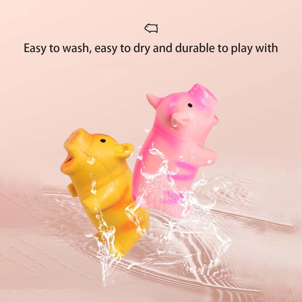 Игрушка для собак из латекса в форме свиньи, жевательная игрушка со звуком из латекса