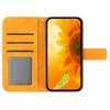 HT04 For Realme C67 4G Leather Phone Case Sunflower Pattern Flip Wallet Cover with Hand Strap