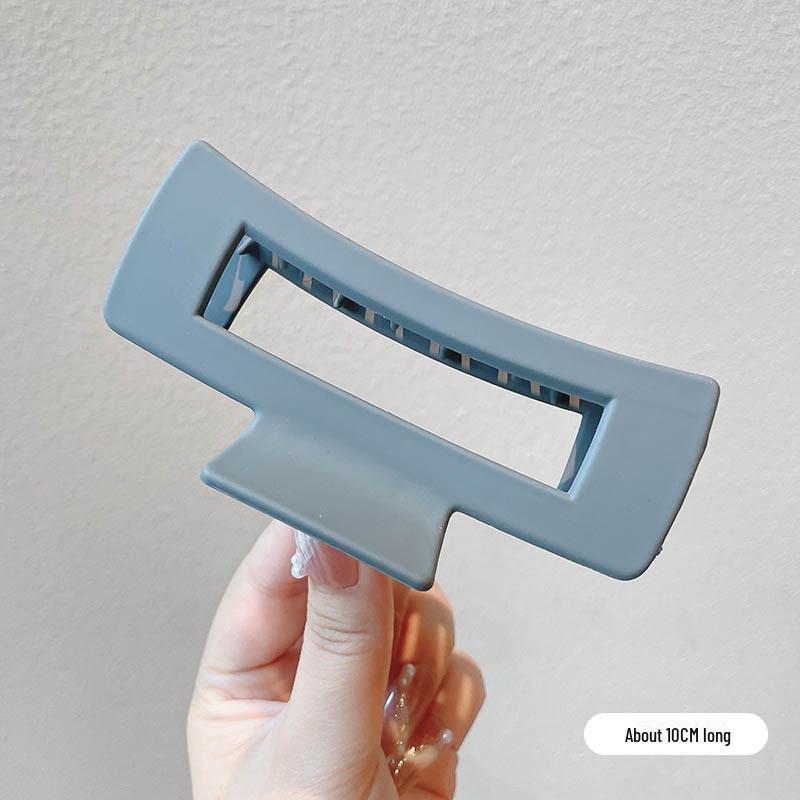 Корейская квадратная заколка для волос «Акула»: Элегантная, простая, крупная заколка для волос для женщин. Отлично подходит для придания объема головному убору на затылке.