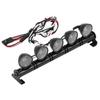 5 LEDs Light Bar Headlight Lamp Accessory Part for AXAIL Scx10 Traxxas RC Car
