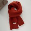 Selected Australian Pure Wool 100% Wool Scarf Solid Color Versatile Women'S New Winter Warm Knitted Scarf
