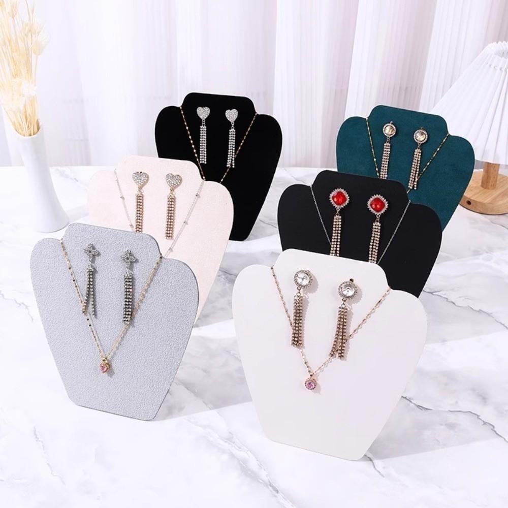 Portrait Model Showcase Rack Display Board Jewelry Display Board Earrings Necklace Set Display