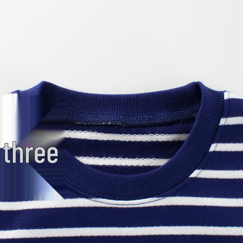 27kids Полосатый детский свитшот Осень 2024 - Цельная детская одежда