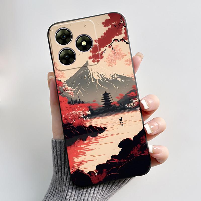 For Blackview Wave 8C 6.56" Wave 8 Black View Wave8C Wave8 Back TPU Soft Silicone Phone Case Luxury Cute Love Rabbit Funny Cover