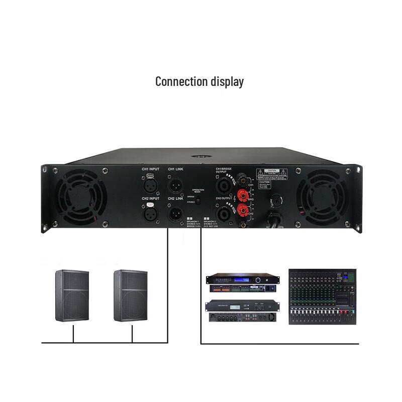 Двухканальный усилитель мощности Runpu RP-XSGF800W (Китайская версия)