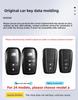 CNXU7 Suede Leather Car Key Case for Toyota - Compatible with Chr Rav4 Auris Avensis Prius Aygo Camry Corolla Land Cruiser 200 Prado C