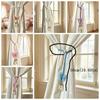 2PCS Creative Butterfly Curtain Tie Strap Adjustable Curtain Rope Curtain Tie Back  Home Decor