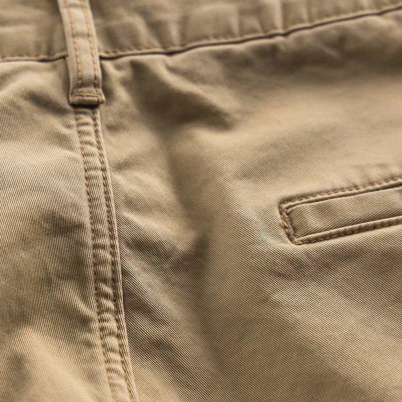 Men's Slim Fit Micro-Elastic Washed Casual Trousers - Summer 2023 Edition