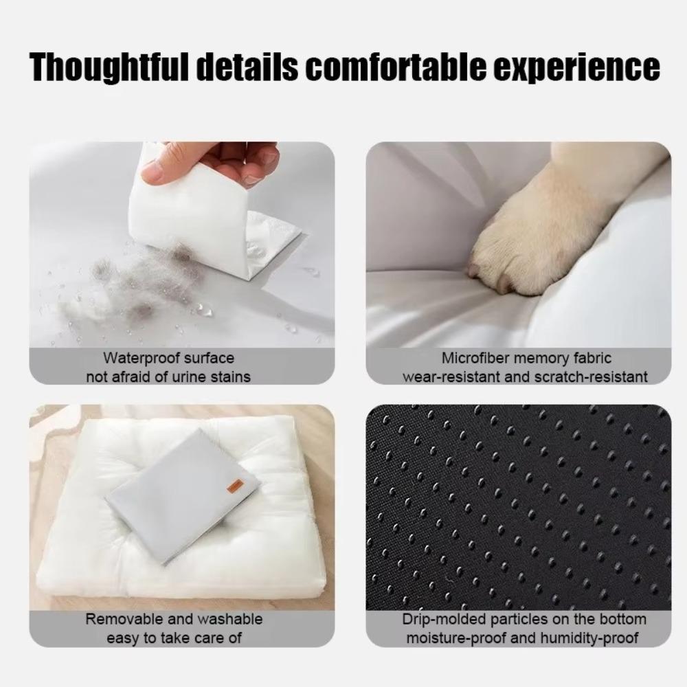 Универсальное очень большое гнездо для питомца Противоскользящий водонепроницаемый коврик для питомца Моющаяся съемная лежанка для питомца