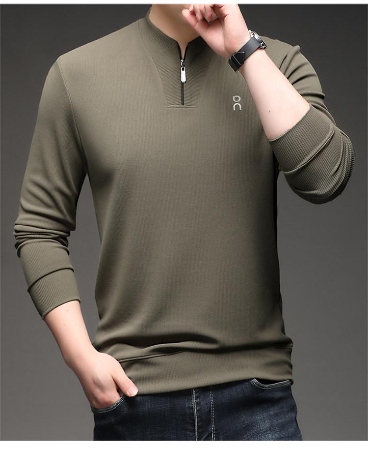 Woodpecker Men's Half-Zip Stand Collar Long-Sleeve Hoodie - 2025 Spring/Autumn Collection