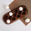 The Wrightwood Indian Rosewood Handmade Personalised Ergonomic Egg Tray- 12 Eggs