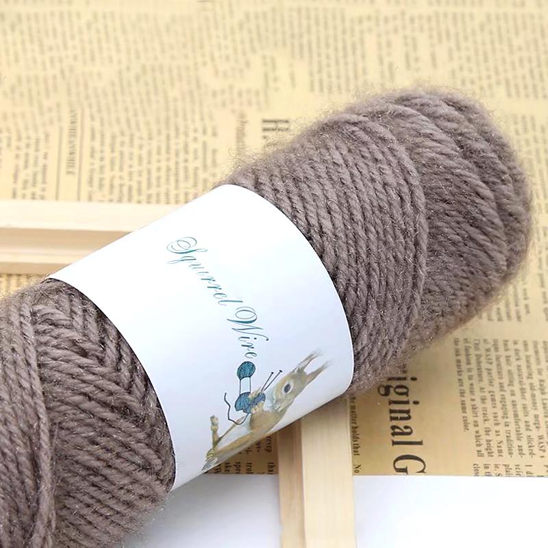 1 шт., ручная работа, нитки для шапки, шарфа, крючка, обуви, яркая шелковая пряжа, шерстяная пряжа, средняя толщина лески