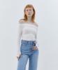 MODERNABLE Off-Shoulder Basic T-Shirt - White