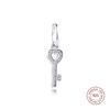 925 Sterling Silver Symbol of Trust Key Charms Beads for Women Fits Europe Bracelets Women Jewelry