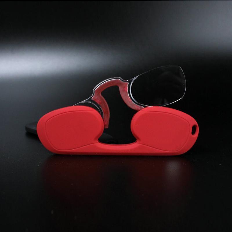 Ultra Reading Thin Glasses Nose Resting Pinching Readers Universal Pod Case