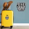 1Piece We Think More Things Before Breakfast Stickers Vintage Cute ADHD Stickers Overstimulated Fun Waterproof Stickers