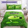 Plants Vs. Zombies Duvet Cover Set Design for Playroom Machine Washable Christmas Gift