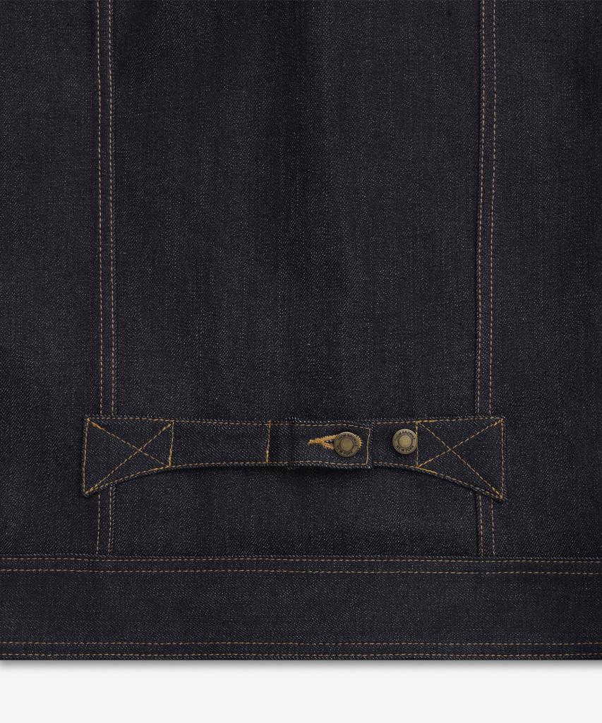 Thom Browne Selvedge Denim Backstrap Utility Jacket - Navy / Mjo256Sf1101415