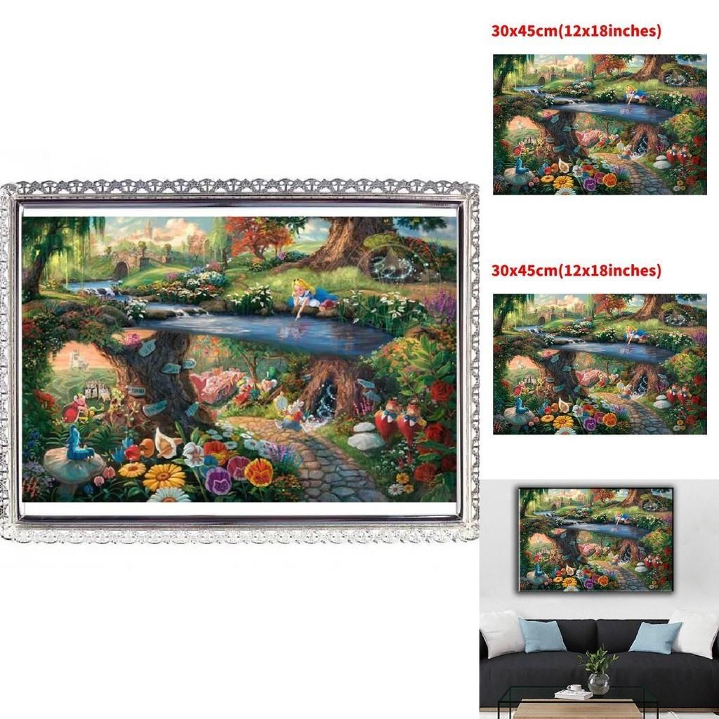 Холст с изображением принцессы-русалки, современная сказочная история, декоративная картина для спальни, детской комнаты