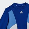 adidas Повседневный спортивный комплект Color Block с длинным рукавом и круглым вырезом Наборы для малышей Синий HR5877