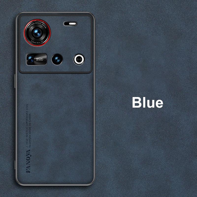 Для чехла Nubia Z70 Ultra Роскошный чехол для телефона из искусственной кожи Для ZTE Nubia Z70 Ultra 5G Задняя крышка Силиконовый Противоударный Полная защита