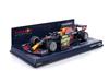 Minichamps Scale Red Bull Racing Honda RB16B Max Verstappen Abu Dhabi GP 2021 Winner World Champion with Pit Board 1/43 (Assembled)