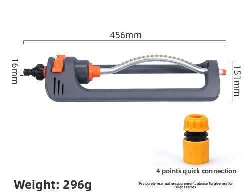 Oscillating Sprinkler Indestructible Rustproof Automatic Swing Irrigation Sprinkler for Large Lawn Yard and Garden Gass