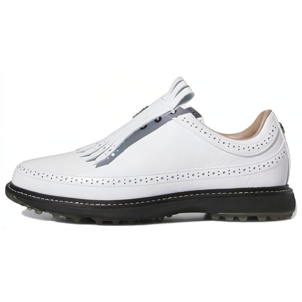 Bogey Boys x adidas MC80 Golf Белые Темно-серебристые Унисекс Кроссовки Облачно-белые Основной черный Темно-серебристый металлик GW2113