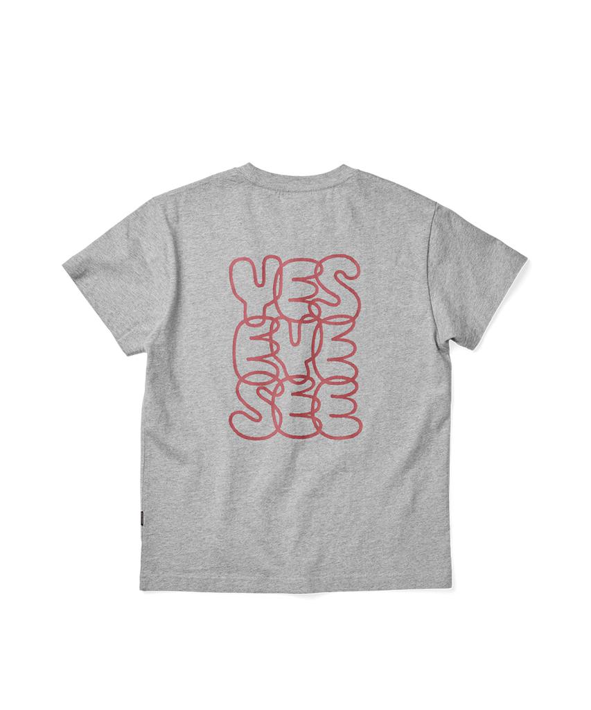 YESEYESEE C-Logo Tee Grey