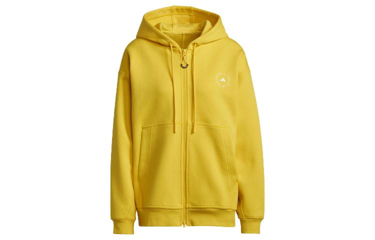 adidas X Stella McCartney Куртки Женские Желтая С Капюшоном Умеренная Мягкая Оболочка GU1617