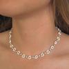 Baroque Natural Pearl & Daisy Beaded Clavicle Necklace - Light Luxury Style