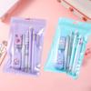 Cartoon Stationery Set Cute Pencil Eraser Correction Tape Ball-point Pen School Office Writing Supplies Gift Stationery
