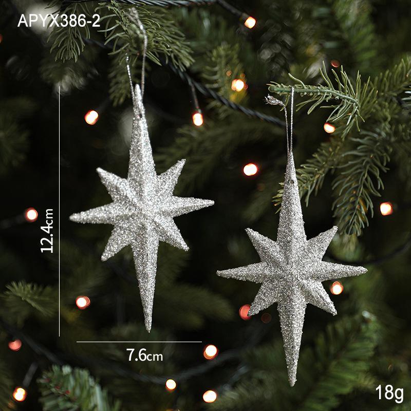 Липкий Пороховой Взрыв Восьмиугольная Звезда Подвеска Украшение для Рождественской Елки и Украшения Двери