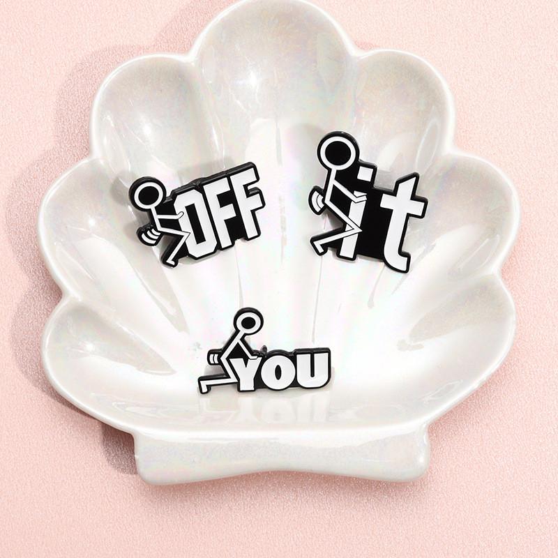 Modern And Creative Cartoon Character Brooches Designed In Attractive Enamel For Unisex Use