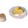 High-Grade White Ceramic Dessert and Pasta Plate for Home Use