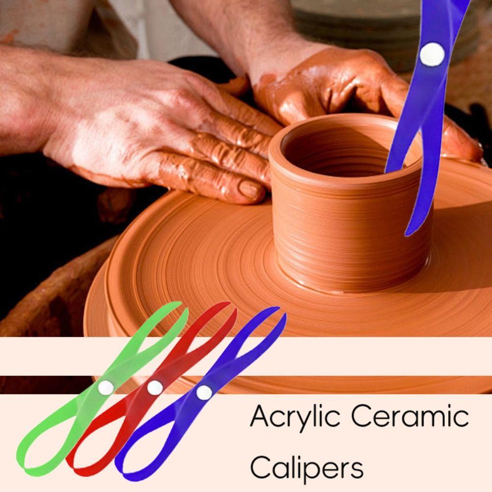 Measure Diameter Plastic Clay Measuring Pottery Tool Clay Sculpture Ceramic Measuring Tool