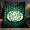 1PC Celtic Football Club Crest Printed Soft Flannel Blanket Throw for Adult Bedroom Living Room Sofa Camping Travel Fan gifts Christmas Gifts