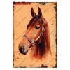 Vintage Horses Plaque Metal Tin Sign Retro Bar Home Farmhouse Decor Animal Steed Art Posters Wall Sticke