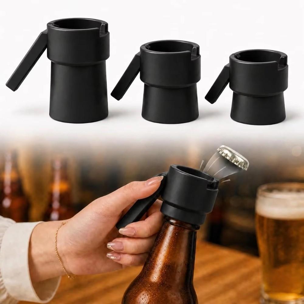 3PCS 3D Printed Cap Launcher Remover Portable Beer Can Opener Bottle Cap Deflectors Novelty Gift