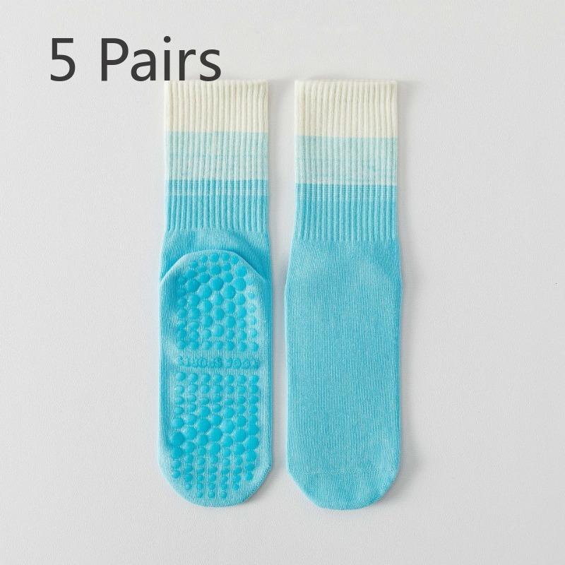 5 пар женских летних носков Midtube Professional Fitness Sports Non Slip Indoor Running Yoga Socks