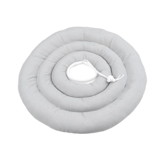 Собачий конус мягкий регулируемый воротник-пончик со шнурком альтернатива конусу для собак после операции для крупных средних маленьких собак и кошек