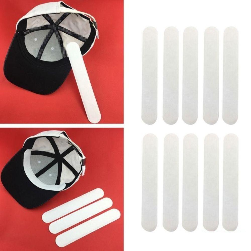 Впитывающие вкладыши для подкладки шляпы, невидимые вкладыши от пота, впитывающие пот вкладыши, полоска для уменьшения размера шляпы