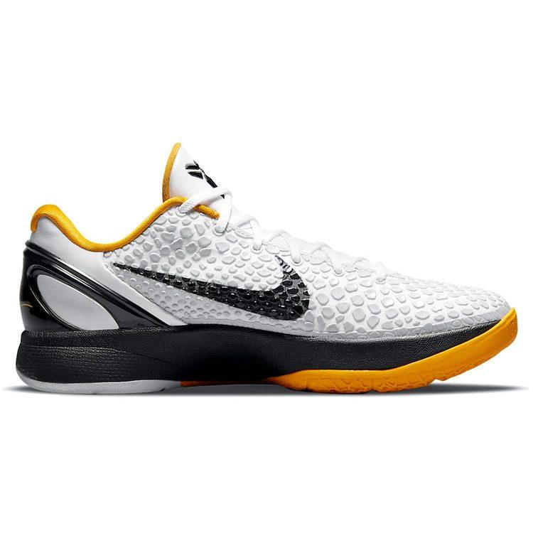 Nike Кроссовки для баскетбола Zoom Kobe 6 Low Unisex Черно-бело-желтые CW2190-100
