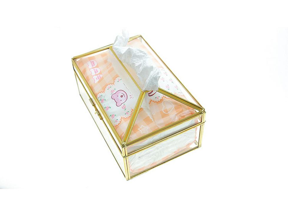 Nordic Glass Tissue Box: Waterproof, Creative Design for Home, Hotel, or Office