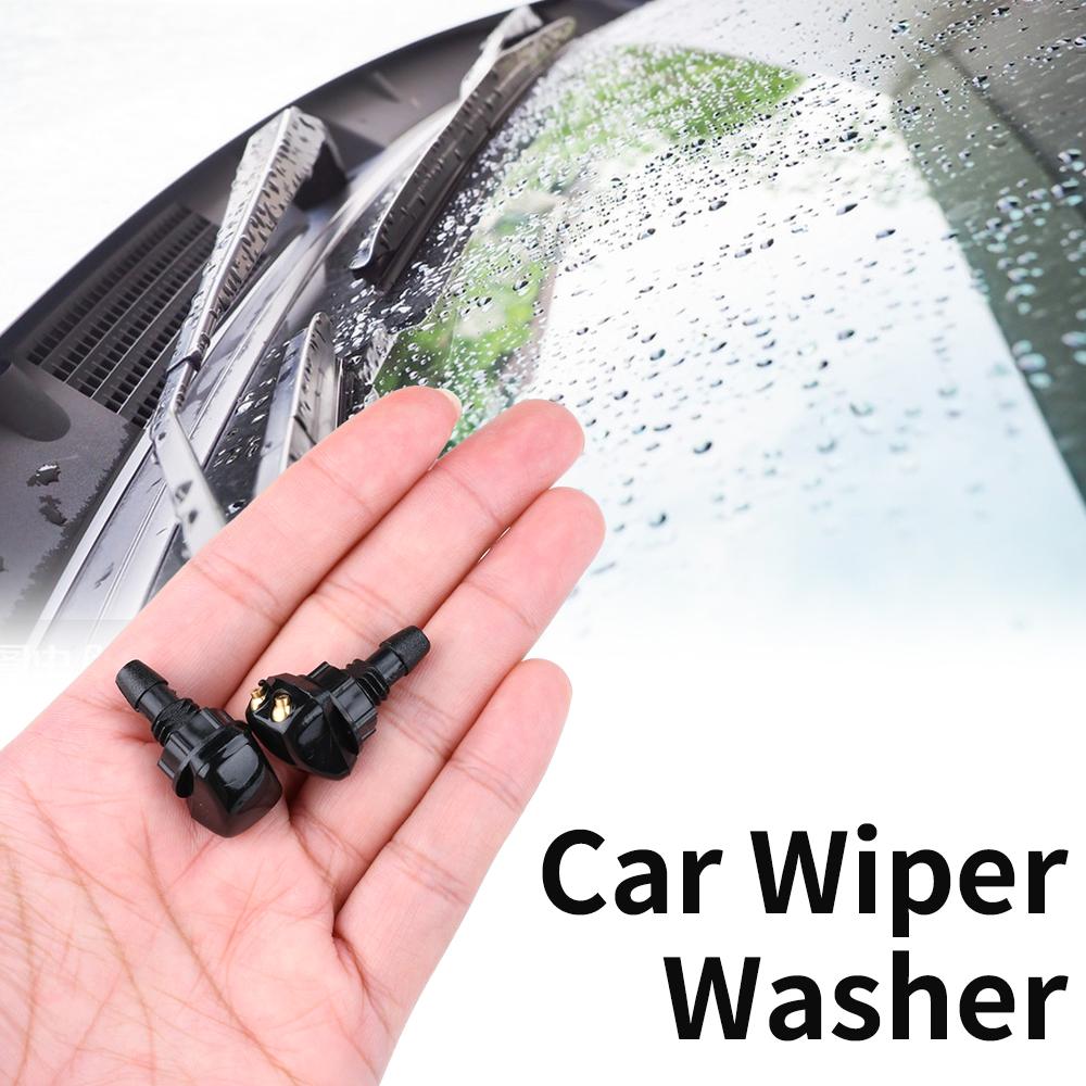 Автомобильные стеклоочистители Распылительная насадка для омывателя Подходит для большинства моделей автомобилей Автомобильные двойные отверстия Автомобильные стеклоочистители Водяная струя Аксессуары для стеклоочистителей