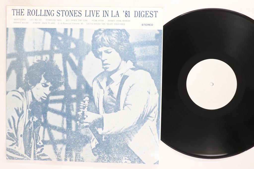 Виниловая пластинка ROLLING STONES Live In L.a. 81 Сводка НЕТ НЕ НА ЭТИКЕТКЕ Не Япония Рок Б/У